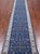 Blue 2' 9" X 17' 10" Persian Nain Handmade Wool & Silk Runner Rug - Q24067
