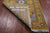 Gold 2' 7" X 14' 4" Runner Persian Nain Handmade Wool & Silk Rug - Q24069