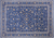 Blue 9' 11" X 14' 3" Handmade Persian Nain Wool & Silk Rug - Q24071
