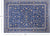 Blue 9' 11" X 14' 3" Handmade Persian Nain Wool & Silk Rug - Q24071