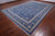 Blue 9' 11" X 14' 3" Handmade Persian Nain Wool & Silk Rug - Q24071