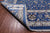 Blue 9' 11" X 14' 3" Handmade Persian Nain Wool & Silk Rug - Q24071