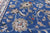 Blue 8' 1" X 16' 4" Handmade Persian Nain Wool & Silk Rug - Q24072