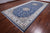 Blue 8' 0" X 16' 5" Persian Nain Hand-Knotted Wool & Silk Rug - Q24073