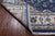 Blue 8' 0" X 16' 5" Persian Nain Hand-Knotted Wool & Silk Rug - Q24073