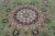 Green 8' 11" X 11' 11" Persian Nain Hand Knotted Wool & Silk Rug - Q24074