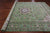 Green 8' 11" X 11' 11" Persian Nain Hand Knotted Wool & Silk Rug - Q24074