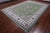 Green 9' 0" X 12' 2" Persian Nain Hand Knotted Wool & Silk Rug - Q24075