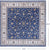 Blue 9' Square Persian Nain Handmade Wool & Silk Rug - Q24076