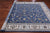 Blue 7' 11" X 10' 0" Persian Nain Wool & Silk Hand Knotted Rug - Q24079