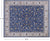 Blue 7' 11" X 10' 0" Persian Nain Wool & Silk Hand Knotted Rug - Q24079
