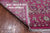 Pink 5' 10" X 9' 2" Persian Nain Wool & Silk Handmade Rug - Q24080