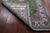 Green 2' 8" X 20' 3" Runner Persian Nain Hand Knotted Wool & Silk Rug - Q24082