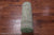 Green 2' 9" X 14' 1" Persian Nain Hand-Knotted Wool & Silk Runner Rug - Q24083