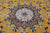 Gold 2' 8" X 8' 2" Wool & Silk Runner Persian Nain Handmade Rug - Q24086