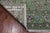 Green 8' Square Persian Nain Hand-Knotted Wool & Silk Rug - Q24088