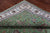 Green 9' 1" X 12' 0" Persian Nain Hand Knotted Wool & Silk Rug - Q24089