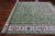 Green 9' 1" X 12' 0" Persian Nain Hand Knotted Wool & Silk Rug - Q24089