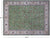 Green 9' 1" X 12' 0" Persian Nain Hand Knotted Wool & Silk Rug - Q24089