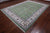 Green 9' 1" X 12' 0" Persian Nain Hand Knotted Wool & Silk Rug - Q24089
