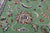 Green 9' 1" X 12' 0" Persian Nain Hand Knotted Wool & Silk Rug - Q24089