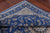 Blue 9' 1" X 19' 8" Handmade Persian Nain Wool & Silk Rug - Q24090
