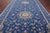 Blue 9' 1" X 19' 8" Handmade Persian Nain Wool & Silk Rug - Q24090