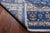 Blue 9' 1" X 19' 8" Handmade Persian Nain Wool & Silk Rug - Q24090