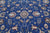 Blue 10' Square Persian Nain Hand Knotted Wool & Silk Rug - Q24091