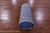 Blue 2' 8" X 24' 4" Runner Persian Nain Hand Knotted Wool & Silk Rug - Q24092