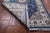 Blue 2' 8" X 16' 2" Runner Persian Nain Handmade Wool & Silk Rug - Q24093