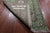 Green 2' 8" X 24' 4" Runner Persian Nain Handmade Wool & Silk Rug - Q24095