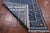 Blue 2' 9" X 16' 3" Runner Persian Nain Handmade Wool & Silk Rug - Q24097