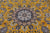 Gold 6' 0" X 9' 0" Persian Nain Handmade Wool & Silk Rug - Q24099