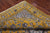 Gold 6' 0" X 9' 0" Persian Nain Handmade Wool & Silk Rug - Q24099