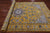 Gold 6' 0" X 9' 0" Persian Nain Handmade Wool & Silk Rug - Q24099