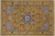 Gold 6' 0" X 9' 0" Persian Nain Handmade Wool & Silk Rug - Q24099