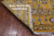 Gold 6' 0" X 9' 0" Persian Nain Handmade Wool & Silk Rug - Q24099