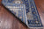 Blue 2' 8" X 11' 10" Runner Persian Nain Hand Knotted Wool & Silk Rug - Q24101