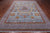 Blue 9' 1" X 12' 3" Geometric Mamluk Handmade Wool Rug - Q24105
