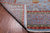 Blue 9' 1" X 12' 3" Geometric Mamluk Handmade Wool Rug - Q24105