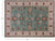 Green 9' 1" X 12' 1" Persian Tabriz Handmade Wool Rug - Q24106
