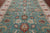 Green 9' 1" X 12' 1" Persian Tabriz Handmade Wool Rug - Q24106