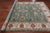 Green 8' 0" X 10' 2" Persian Tabriz Hand-Knotted Wool Rug - Q24107