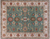 Green 8' 0" X 10' 2" Persian Tabriz Hand-Knotted Wool Rug - Q24107
