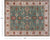 Green 8' 0" X 10' 2" Persian Tabriz Hand-Knotted Wool Rug - Q24107