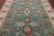 Green 8' 0" X 10' 2" Persian Tabriz Hand-Knotted Wool Rug - Q24107