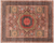 Brown 8' 2" X 10' 1" Geometric Mamluk Handmade Wool Rug - Q24108