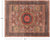 Brown 8' 2" X 10' 1" Geometric Mamluk Handmade Wool Rug - Q24108