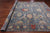 Blue 10' 1" X 14' 1" Persian Sickle Leaf Design Handmade Wool Rug - Q24109